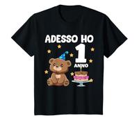 1 Compleanno Bambini & Orso Regalo Di 1 Anno Maglietta