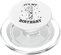 1° compleanno cane come numero bambino ragazza PopSockets PopGrip per MagSafe