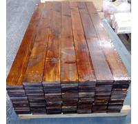 1 conf. = 5 Tav. Abete piallate 4 lati mm 18/20 x mm 90/95 x mm 1000 TINTO noce