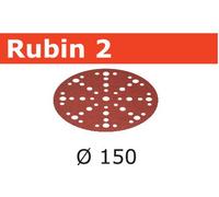 1 CONF. FESTOOL Abrasivo RUBIN 2 disco carta uso automatico per levigatura legno
