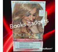 L'Oréal Paris Excellence Colorazione – Triplo trattamento con Acido Ialuronico – Biondo Dorato 7,3