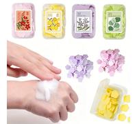 1 Confezione (100 Fogli) Fogli Di Sapone A Petalo Per Il Lavaggio Delle Mani, Sapone Per Le Mani Monouso Per Viaggi, Saponette Monouso Per Camping, Adatte Per Viaggi, Sapone Per Le Mani, Interni, Este