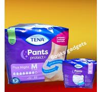 Tena Mutandine assorbenti Pants Plus Night – Taglia M Unisex – 12 pz