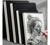 1 confezione 30 pagine Taccuino da schizzo di alta qualità con spirale, blocco da disegno, pad per disegno dal vero, adatto per principianti adulti e artisti, materiale scolastico A4,A5,8K,A6Carta tes