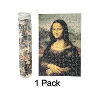 1 confezione/5 confezioni Mini Puzzle 150Pezzi - Dipinti Famosi: , con l'Orecchino di Perla, , che le Alpi, Scuola di , 15x10cm/4x6in Puzzle in Tubo di , Regalo da