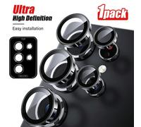 [1 Confezione] Aggiornato, compatibile con il protettore dell'obiettivo della fotocamera , include uno strumento ausiliario, installazione con un solo clic [Ultra-sottile ma la durezza è aumentata di