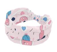 1 confezione da 1 fascia colorata con cactus-483, in morbido tessuto elastico, antiscivolo, alla moda, da donna, morbida, ampia ed elegante per tutte le occasioni