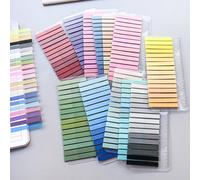 1 confezione da 12 stili, 3840 fogli totali. Questa è una sottile etichetta adesiva in PET molto fine, con 320 fogli per stile. È piccola, semi-trasparente e dotata di un adesivo a strisce. Può essere