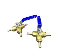 1 confezione da 14/16/19 mm portagomma in ottone porta completa porta T porta L adattatore connettore valvola a sfera a 3 vie(1/2",L-TYPE_19MM BARB)