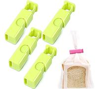 1 confezione da 4 clip di tenuta per alimenti, clip per sacchetti di pane, clip di chiusura di alta qualità, morsetti di tenuta per alimenti, sacchetti di pane professionisti della moda