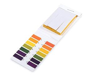 1 confezione da 80 pezzi di cartina tornasole per test del suolo dell'acqua 1-14 test di acido alcalino tester cartina tornasole portatile kit per test del pH dell'acqua strisce reattive design