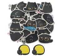 1 Confezione di Adesivi per Gattini, 2 Pezzi di Appunti Note, Simpatici Animali da Cartoni Animati, Adesivi di Gattini Divertenti, Decorazione del Taccuino da Skateboard Fai-da-Te.