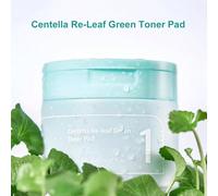 1 Confezione di Dischetti di Cotone Lenitivi: Dischetti di Cotone Lenitivi con Centella, Foglia Verde - Doppia Faccia: Centella, Foglia di Cuore, Radice di Liquirizia - Lenitivo, Idratante, Esfoliante