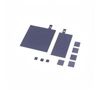 1 confezione di elettrodi BDD - Film sottile di diamante drogato con boro for il trattamento 'acqua e l'elettrolisi 'ozono(10x10x1mm)