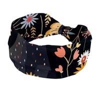 1 confezione di fasce larghe per le donne fascia elastica colorata cartoon gattino-328 fasce per capelli da donna turbante allenamento morbido sudore fascia per capelli accessori