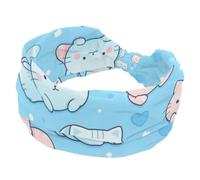 1 confezione di fasce larghe per le donne fascia elastica colorata cartoon gattino-346 fasce per capelli da donna turbante allenamento morbido sudore fascia per capelli accessori