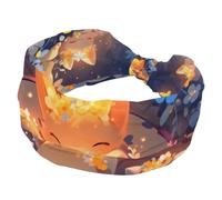 1 confezione di fasce larghe per le donne fascia elastica colorata cartoon gattino-349 fasce per capelli da donna turbante allenamento morbido sudore fascia per capelli accessori