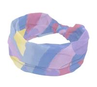 1 confezione di fasce larghe per le donne fascia elastica colorata graffiti-79 fasce per capelli da donna turbante allenamento morbido sudore fascia per capelli accessori