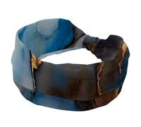 1 confezione di fasce larghe per le donne fascia elastica colorata marmo-1564 fasce per capelli da donna fascia per capelli turbante allenamento morbido sudore fascia per capelli accessori