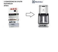1 CONFEZIONE DI FILTRI ORIGINALI ELECTROLUX AEG APAF3 PER EKF7800 , 3 PZ