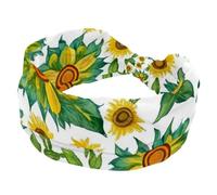 1 confezione di girasoli colorati 444 elastici in morbido tessuto antiscivolo da donna alla moda - morbido, largo ed elegante per tutte le occasioni