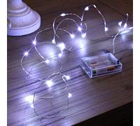 1 Confezione di Luci Fiabesche a Batteria, Mini Luci Fiabesche in Filo di Rame per Camera da Letto, Luci Intermittenti a Lucciola per Barattoli di Vetro, Feste Fai-da-Te, Matrimoni, Decorazione Tavolo