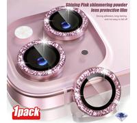1 Confezione di pellicola per lenti con strass, copertura per lenti, anello protettivo per lenti compatibile con serie 11/12/13/14/15/16/16 Plus/16 Pro/16 Pro Max/17/17 Air/17 Pro/17 Pro Max iPhone 12