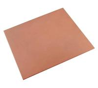 1 confezione di piastra di rame puro, foglio di rame puro al 99,9%, spessore da 100 a 300 mm, 0,3 0,5 0,6 0,8 1 2 3 4 5 6 mm, ideale per progetti artigianali e per la casa(200 x 200 x 1,5 mm)