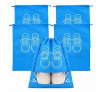 1 confezione di sacchetti per scarpe da appendere, in tessuto non tessuto, organizer per scarpe, vestiti e viaggi, borse salvaspazio leggere per armadio