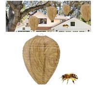 1 confezione di trappole per vespe, esca per vespe di carta, da appendere, per esterni, calabroni gialli per api, vespe repellenti per patio, cortile e giardino