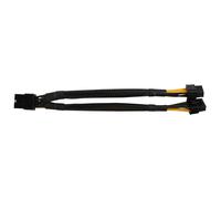 1 Confezione GPU VGA PCI-E 8 Pin Femmina a Doppio 8 (6 + 2) Pin Maschio Adattatore PCI Express Cavo di Alimentazione Splitter con Maniche Intrecciate
