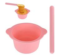 1 confezione in silicone scalda cera con bastoncini a spatola, ciotola riutilizzabile in silicone per ceretta, fodera per la depilazione (1)