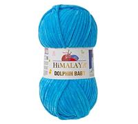 1 confezione/matassa Himalaya Dolphin Baby, ogni matassa da 100 g, 120 m, filato super voluminoso, filato per coperte, filato vellutato, filato per maglieria, filato Amigurumi, filato per bambini