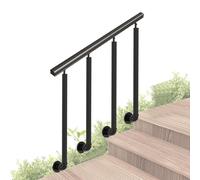 1 confezione montanti ringhiere, montanti scale corrimano orizzontale, montanti regolabili balaustra montaggio laterale, corrimano a colonna gradini verande e terrazze(Side mount,85cm(33.5in))