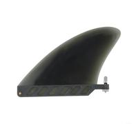 1 confezione morbida per pinne Flex Surf con vite per tavola lunga, per materiale TPU per curve fluide e corse reattive, ideale per gli appassionati di surf in nero, giallo, verde (nero)