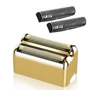 1 confezione professionale di ricambio per rasoio a doppia lamina BaBylissPRO Barberology, compatibile con rasoio BaBylissPRO Barberology FXFS2, oro (oro)