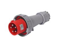 1 connettore a spina for aviazione industriale impermeabile IP67 63A125A, antideflagrante, 3 pin, 4 fili, 5 fori