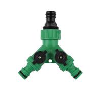 1 connettore a Y for tubo da giardino, filettatura femmina da 1/2" a 3/4", adattatore for rubinetto a 2 vie, kit di giunzione rapida con valvola di intercettazione, accessori for splitter dell'acqua(C