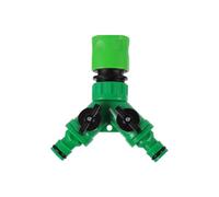 1 connettore a Y for tubo da giardino, filettatura femmina da 1/2" a 3/4", adattatore for rubinetto a 2 vie, kit di giunzione rapida con valvola di intercettazione, accessori for splitter dell'acqua(B