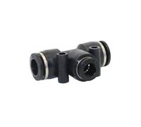 1 connettore aria PE da 6 mm, 8 mm e 10 mm, raccordo pneumatico a sgancio rapido, raccordo a T con bloccaggio a slittamento, tubo flessibile in plastica a 3 vie, connettore for tubo dell'acqua(8mm-6mm