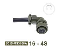 1 connettore circolare 16S-4 MIL STD 16S-10, connettore impermeabile for apparecchiature radio e audio(Head 3108 16-4s)