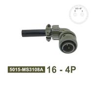 1 connettore circolare 16S-4 MIL STD 16S-10, connettore impermeabile for apparecchiature radio e audio(Head 3108 16-4p)