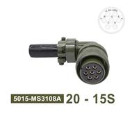 1 connettore circolare con specifiche 5015 MS3102 MS3106 MS3108 - Impermeabile, durevole e versatile for uso hobbystico(Head 3108 20-15s)