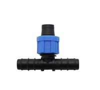 1 connettore for nastro di irrigazione a goccia da 16 mm, connettore di riparazione a T, giunto for tubo flessibile for il risparmio idrico agricolo, connettore for tubo flessibile con bloccaggio file