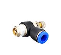 1 connettore rapido pneumatico SL 4 6 8 10 12 mm M5 "1/8" 1/4 "3/8" 1/2 Valvola di regolazione della velocità dell'aria Valvola di accelerazione(SL8-04)
