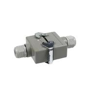 1 connettore rettangolare HDC-HE for impieghi gravosi - Presa di corrente impermeabile for l'industria aerospaziale, 16 A, 500 V(16 Core)