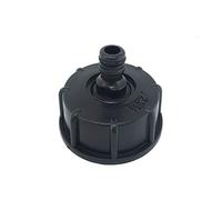 1 connettore/tappo S60 x 6 capezzolo raccordo rapido e guarnizioni, per serbatoio 1000 litri IBC