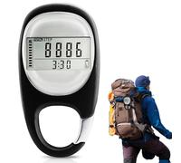 1 contapassi 3D con clip, contapassi digitale portatile, contapassi con clip, contapassi preciso, senza app e cellulare, contapassi, contapassi, contapassi, calorie bruciate, ideale per camminare