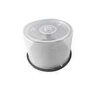 1 Contenitore per CD/DVD di CapacitÃ , In Plastica Trasparente, Porta DVD, Organizer per Dischi Compatti, Design Salvaspazio