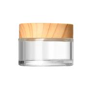 1 contenitore per cosmetici in vetro con coperchio, contenitori per campioni di trucco, per lozioni, creme, viaggi, cosmetici, organizer, trucchi, campioni